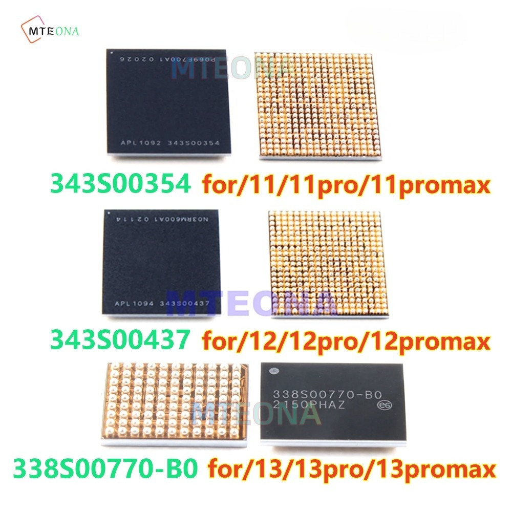 1 ชิ้น/ล็อต 343S00354 343S00437 338S00770-B0 สําหรับ iPhone 11 12 13 Pro Max Big Power iC PMU Pmic F