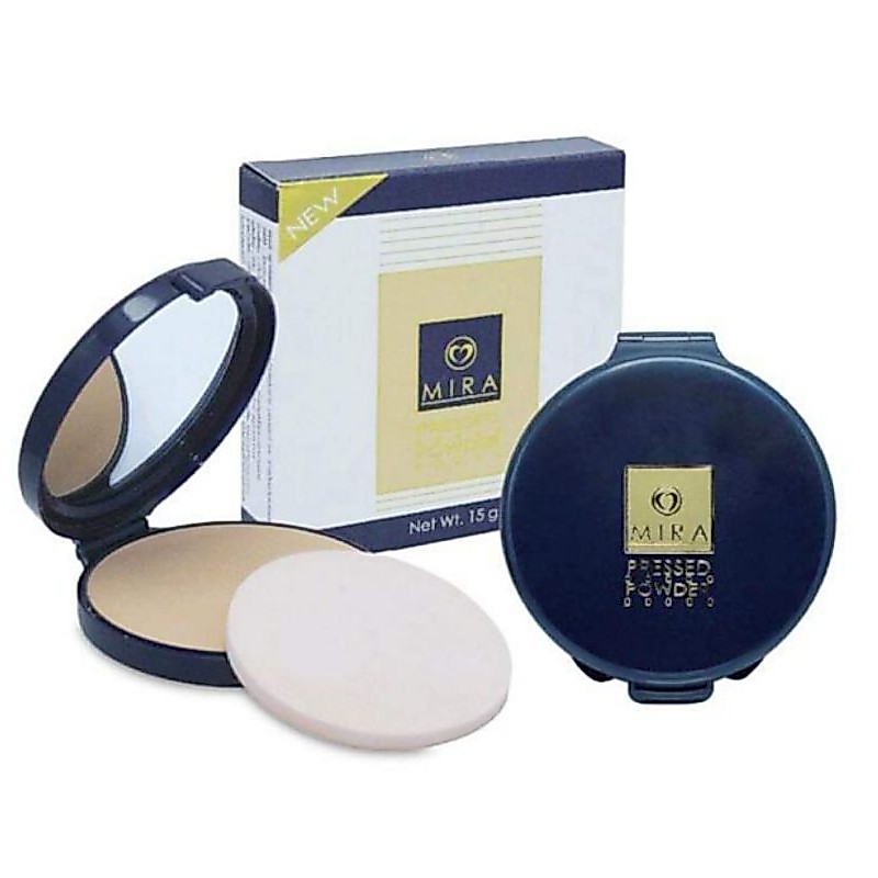 แป้งมิร่าเพรสพาวเดอร์ Mira Pressed Powder แป้งผสมรองพื้นเนื้อเนียน ของแท้100%