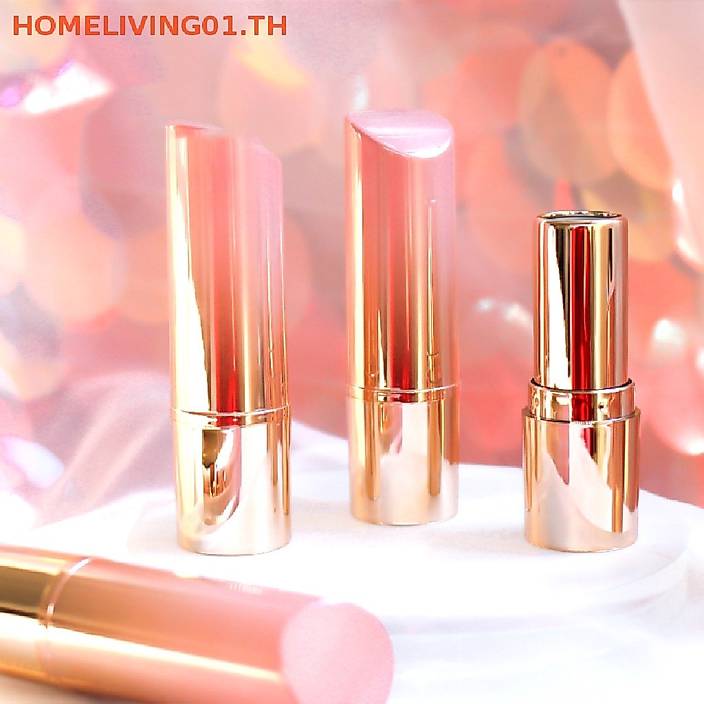 ONEHOME Lip Tube พีชสีหลอดเปล่า DIY รีฟิลภาชนะเครื่องสําอาง TH