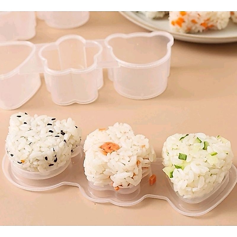 พร้อมส่ง พิมพ์ข้าวปั้น ซูชิ รูปทรงน่ารัก
