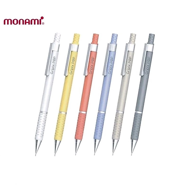 Monami ดินสอกด รุ่น GRIPIX POP ขนาด 0.5 มม. ด้ามโทนสีพาสเทล น้ำหนักเบา (ราคาต่อ 1 ด้าม)