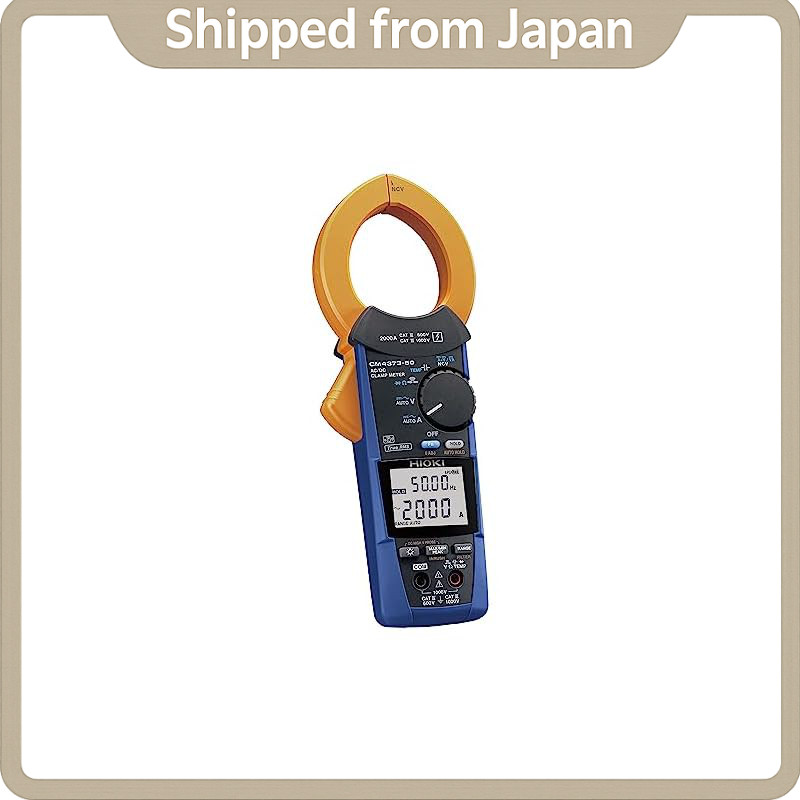 HIOKI CM4373-50 AC/DC Clamp Meter 2000A True RMS — Z3210 Wireless Adapter Compatible, Waterproof/Dus