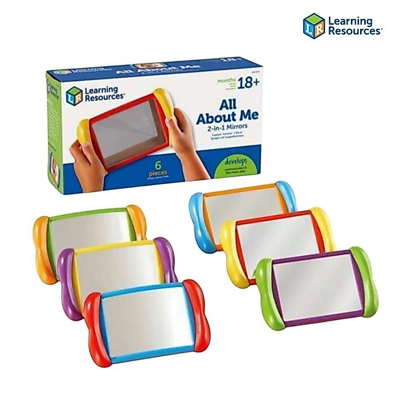 Learning Resources - แบ่งขาย - All About Me2-in-1 Mirrors - ชุดกระจกเงา 2 in 1 - IQ194