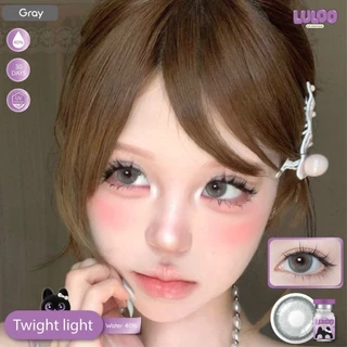คอนแทคเลนส์(บิ๊กอาย) Twight Light Brown / Gray (Luloo) ⭐️ลายฮิต ขายดีมาก กรองแสงกันยูวี