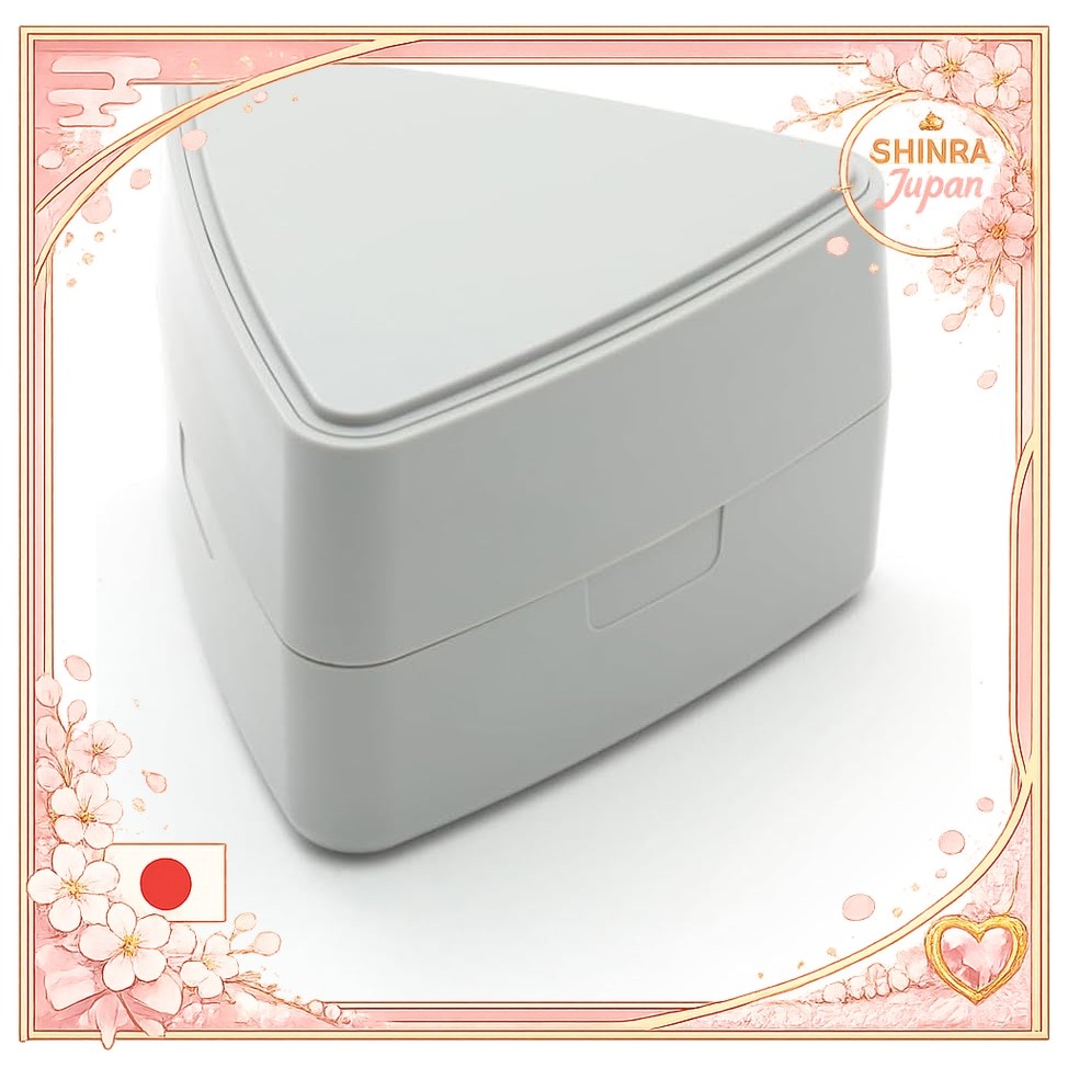 《Direct From Japan》  Miyoshi Seisakujyo GEL-COOL triangle rice ball case with integrated ice pack fo
