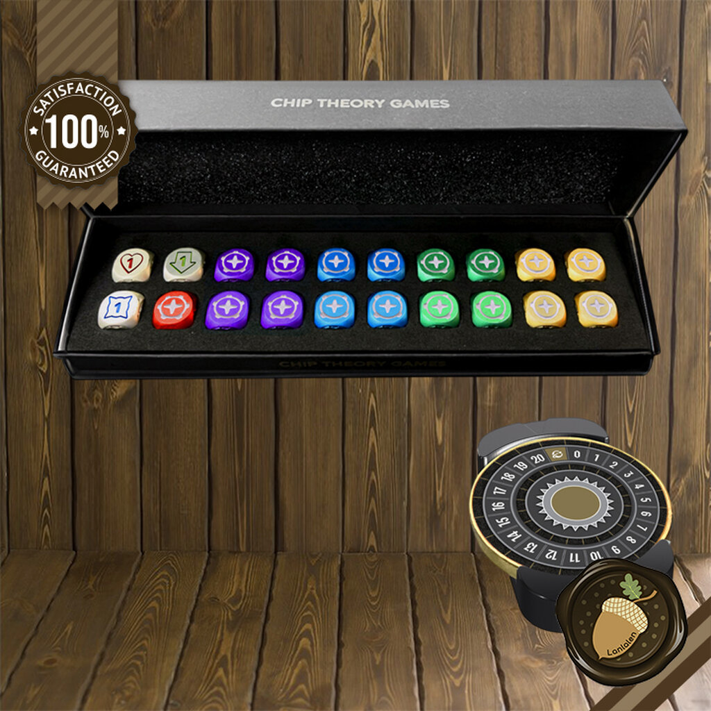 20 Strong Accessory - Alloy Dice & Tracker and Chip