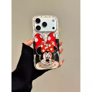 เมาส์ลายจุดเหมาะสําหรับเคสโทรศัพท์มือถือ iPhone17, Apple 16promax ใหม่ 15pro ผู้หญิง 13 เคสป้องกัน 14 17promax 16pro 14promax 15promax