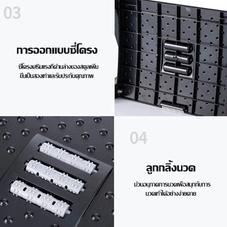 COD ที่พักเท้า วางเท้าใต้โต๊ะ ที่วางเท้าเพื่อสุขภาพ ที่วางเท้าพกพา เกาเท้า สำหรับออฟิศผู้สูงอาย ปรับระดับสูงต่ำได้6ระดับ