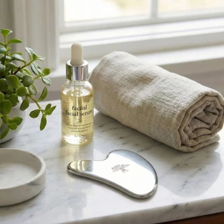 Forestal Stainless Steel Gua Sha กัวซา สแตนเลส ยกกระชับ ลดบวม นวดหน้า
