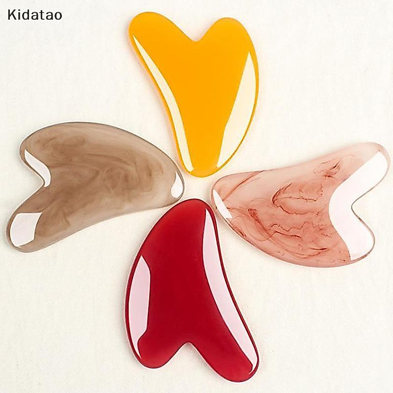 Kidatao เรซิ่น Gousha หินสําหรับ Face Roller Gouache Scraper Gousha หิน Face Roller Gua Sha เครื่องมือ Face Roller นวดใหม่