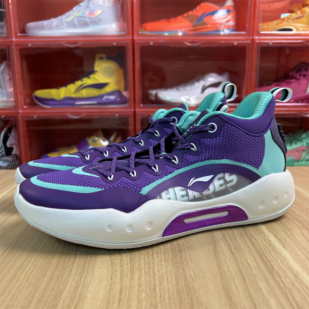 Li Ning Sponsors CBA Shandong King Player สไตล์ Yushuai 14 รองเท้าบาสเก็ตบอล Low-Top กันลื่นทนต่อการ