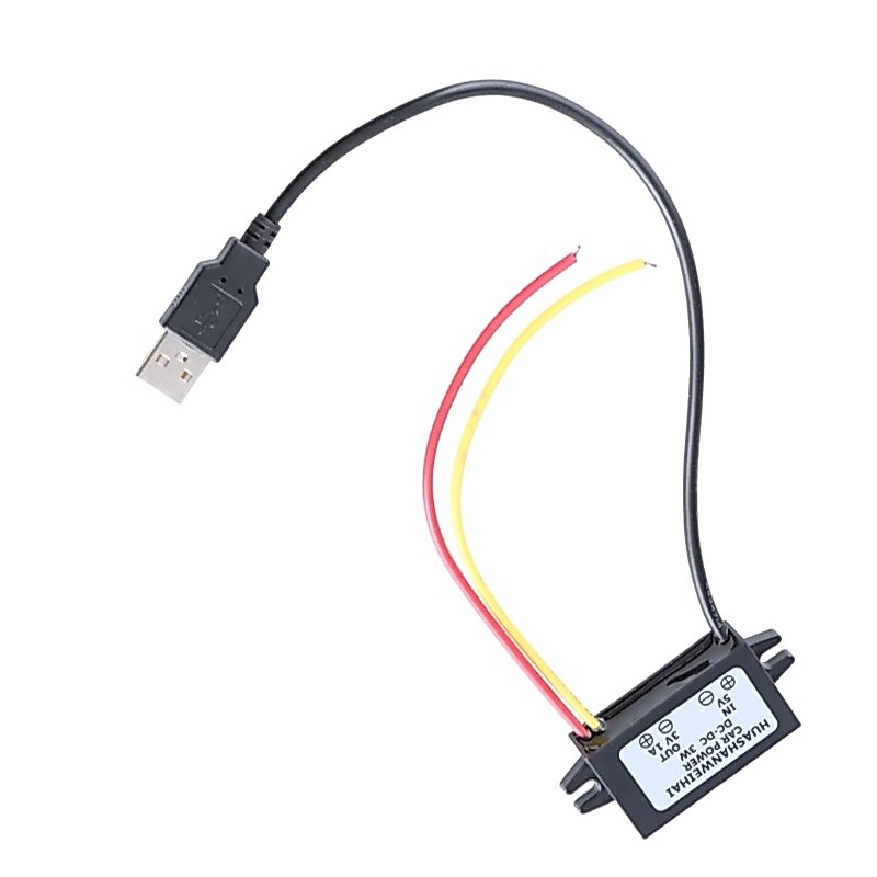 Niki รถโมดูล USB 5V2A ถึง 3V1A Converters โมดูล 24 ซม. 9 45in สาย USB