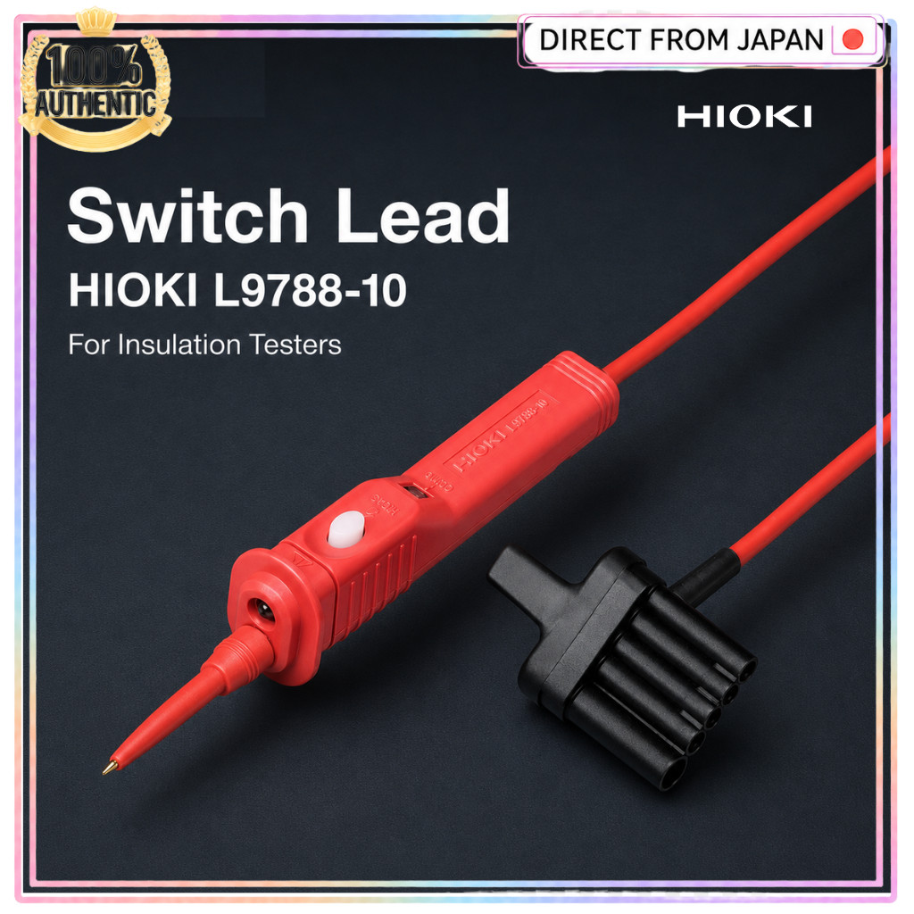 HIOKI L9788-10 Test Lead with Remote Switch for Insulation Tester IR4000 Series