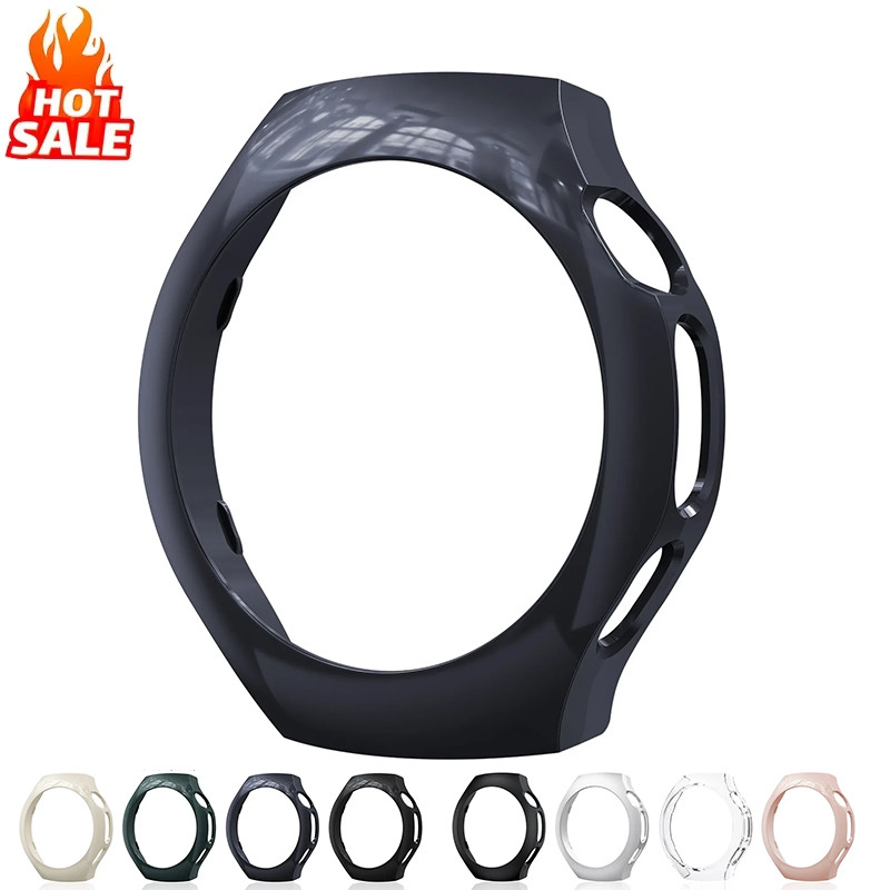 PC Hollow กรณีสําหรับ Huawei นาฬิกา 5 46 มม.42 มม.ไม่มีฟิล์ม Hard Cover Anti Collision ShockProof กันชนสําหรับ Huawei Watch5 – โปรปัง