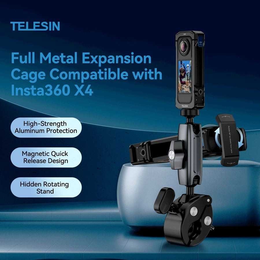 TELESIN Insta360 X4 Action Camera Protective Case Protective Frame - S6-FMS-12-TIS