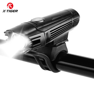 ชุดไฟจักรยาน X-TIGER 1200MAH ชาร์จบีบี สำหรับใช้งานด้านหน้าแ…