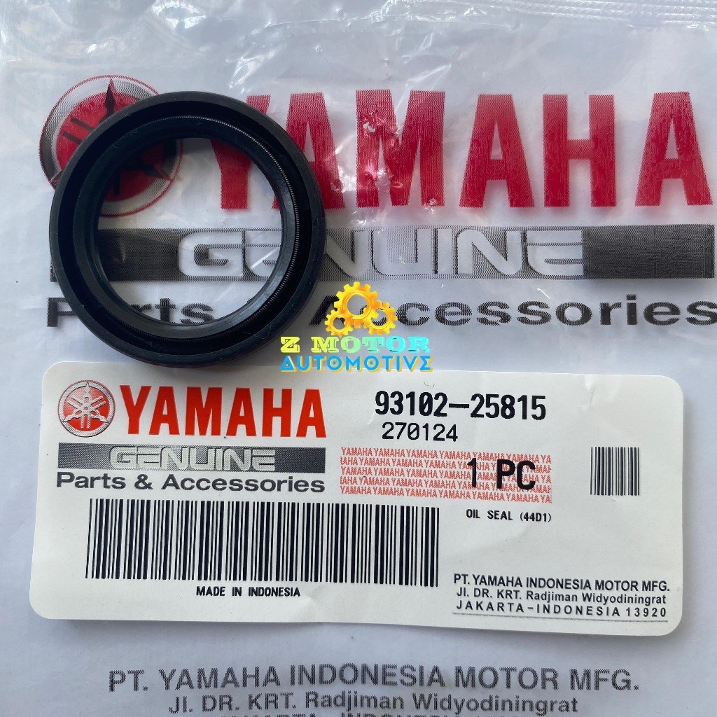 ซีลเพลาข้อเหวี่ยงซีลน้ํามันซ้าย (44D1) ของแท้ Xeon Mio J M3 125 93102-25815 Yamaha อะไหล่แท้