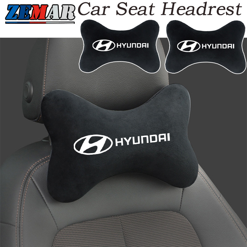 1/2 ชิ้น Hyundai พนักพิงศีรษะที่นั่งรถ สากล หมอนคอหัวรถยนต์ หมอนความปลอดภัยที่นั่ง หมอนหัวหมอนรถยนต์
