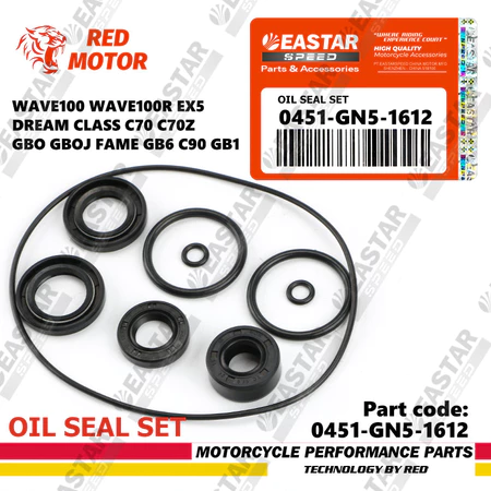 ซีลน้ํามันเครื่อง (ชุด) ครบชุด ชุดซีลน้ํามัน Wave100 Wave100R EX5 Hi Power Dream Class C70 C70z GBO GBOJ Fame GB6 C90 GB