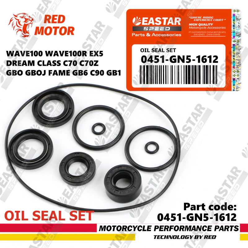ซีลน้ํามันเครื่อง (ชุด) ครบชุด ชุดซีลน้ํามัน Wave100 Wave100R EX5 Hi Power Dream Class C70 C70z GBO GBOJ Fame GB6 C90 GB