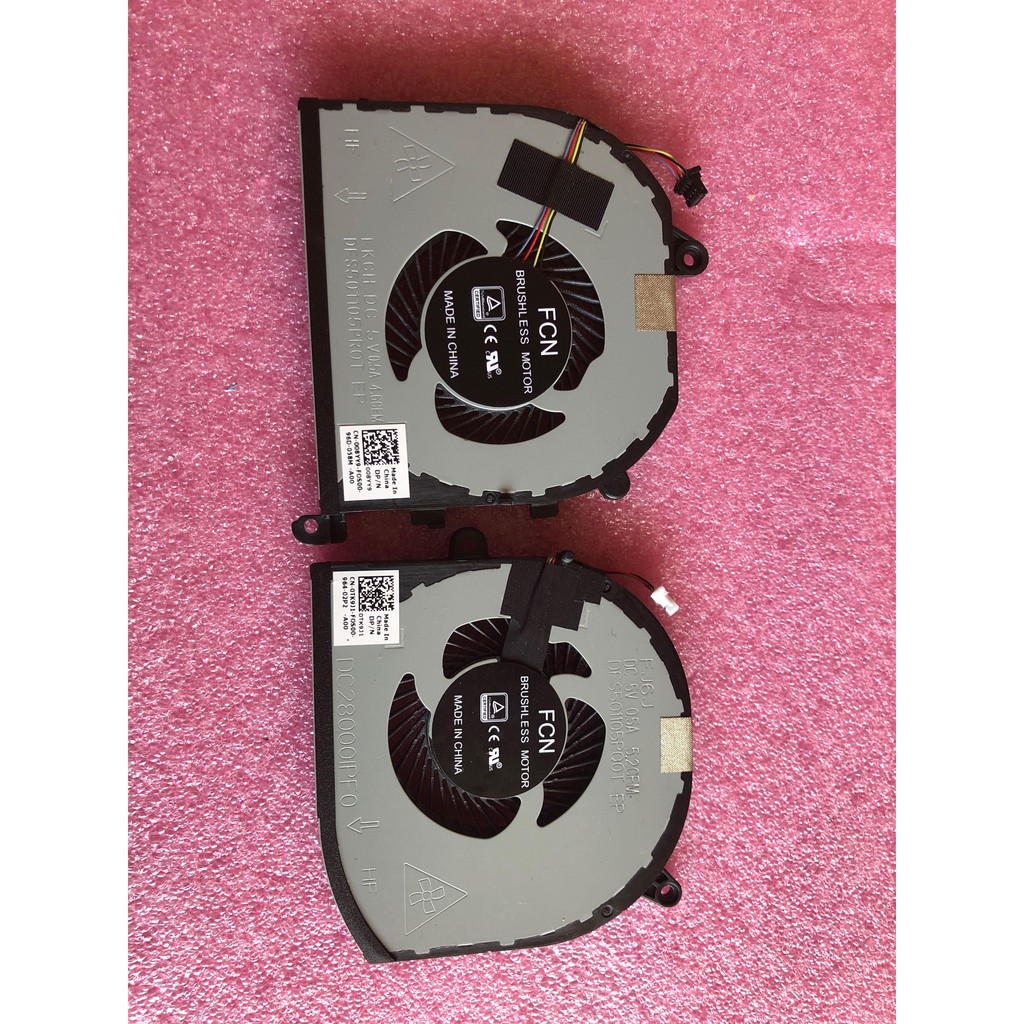 ยี่ห้อใหม่ของแท้ DELL/DELL XPS15-9570 M5530 พัดลมโน้ตบุ๊ค Cooling 08YY9 TK9J1
