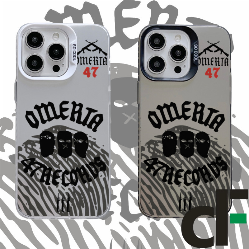 สี UV พิมพ์ AK-47 robber เคสโทรศัพท์แบบนุ่มป้องกันการหล่นสําหรับ iPhone 11 12 13 14 15 16 Pro Max เค