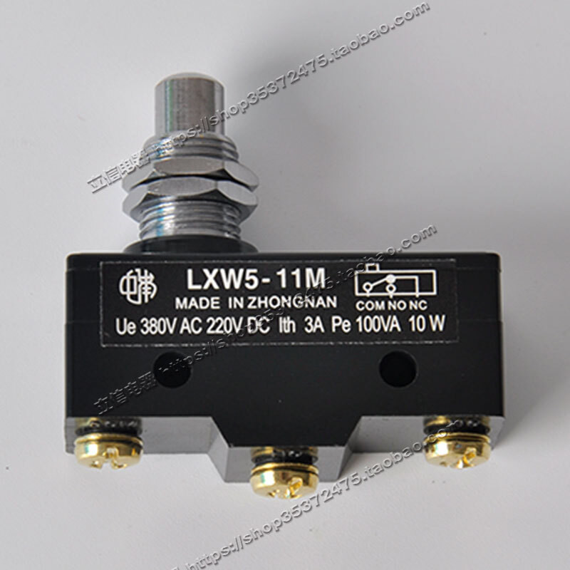 Zhongnan ยี่ห้อ Stroke Micro Switch LXW5-11M Silver Contact Bakelite Seat