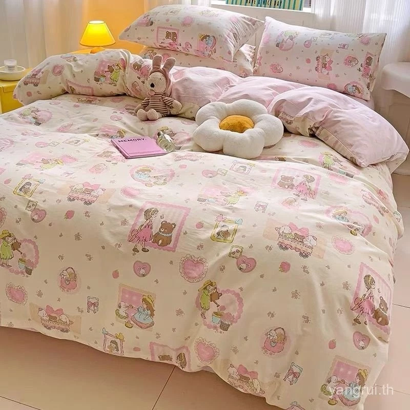 ชุดเครื่องนอนลายเส้นตรงสีดำขาว ขนาดมาตรฐานพร้อมผ้านวมและผ้าปูที่นอน thumbnail 10