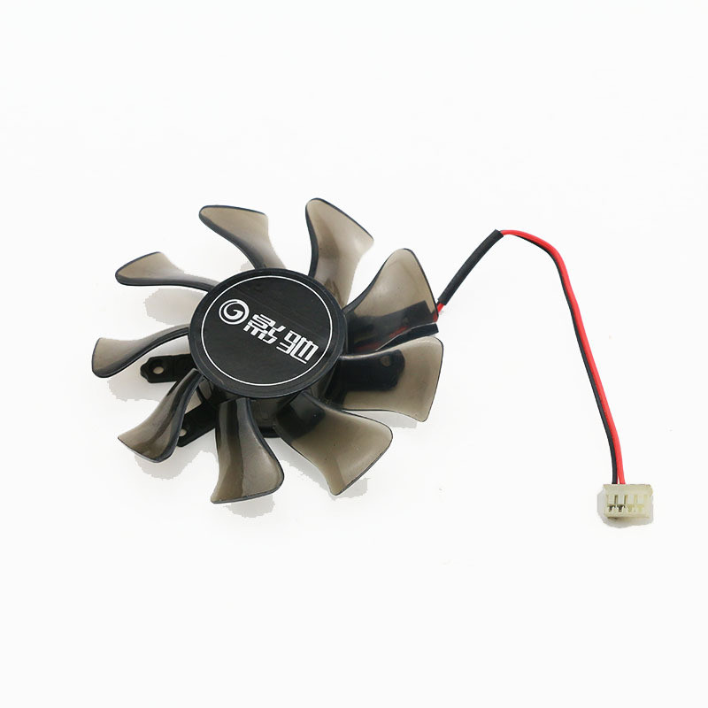 เหมาะสําหรับ GTX GTX 630 640 650ti Tiger Snapdragon 730 740 750 สีดําทั่วไปจะพัดลมกราฟิก