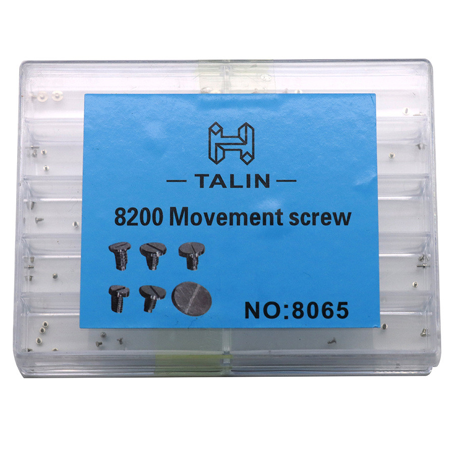 อุปกรณ์เสริมนาฬิกา เครื่องมือซ่อมนาฬิกา 8200 Series Multi-Specification Boxed Movement Screw 8065