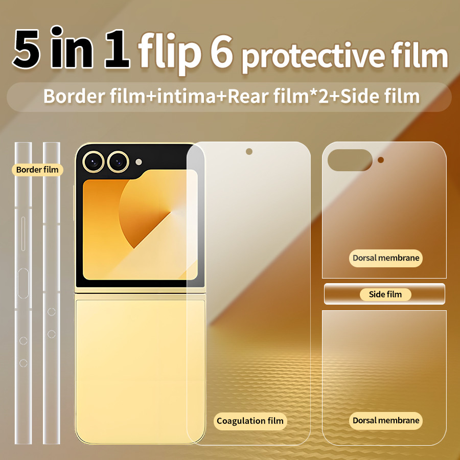 สําหรับ Samsung Galaxy Z Flip 3 4 5 6 7 ฟิล์มไฮโดรเจลใสปกป้องหน้าจอ