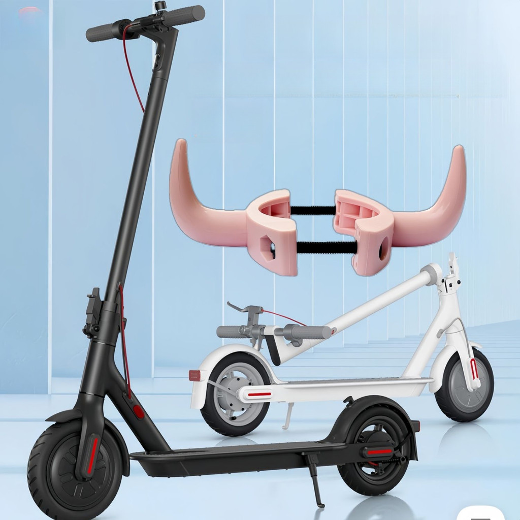 適用於小米滑板車的改裝掛鉤鈴適用於 Ninebot E2 F2 滑板車的配件可摺疊電動滑板車，魔鬼喇叭掛鉤