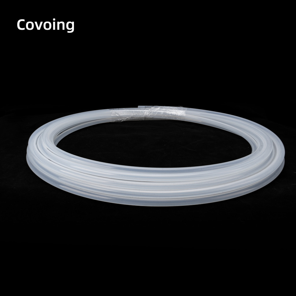 Covoing ท่อใส FEP / F46 ท่อโพลีเทตราฟลูออโรเอทิลีน (PTFE) ท่อฟลูออโรพลาสติก ทนสารเคมี ทนความร้อนสูง สำหรับงานอุตสาหกรรม ขนาด 2 / 3 / 4 / 5 / 6 / 8 / 10 / 12 / 14 mm