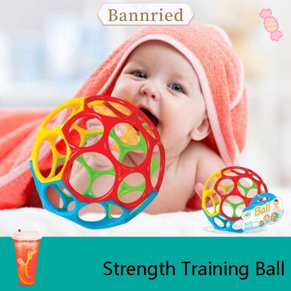 BANNRIEDSG Strength Training Ball, Easy-Grap Childrens Grip Training Bright Starts Oball, Age Infant