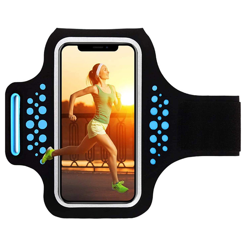 5.0" Small Running Sports Armband Bag For iPhone 13 12 Mini 11 Pro 6 6s 7 8 SE2020 On Hand Belt Work