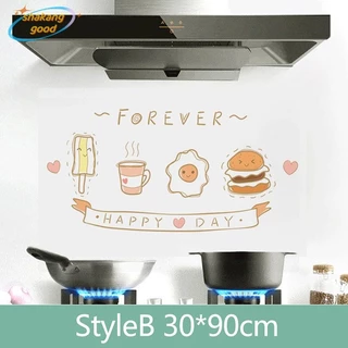 SKTH 30*90 ซม. 60*90 ซม.ห้องครัวสติกเกอร์กันน้ํามัน Self-กาวกันน้ํา SKK