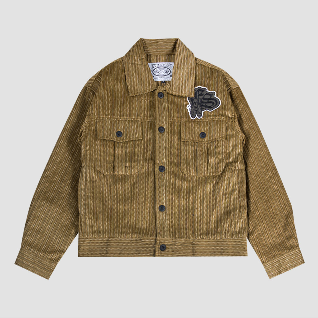 EVILSPIRIT CORDUROY JACKET - HYUNA DIJON UNISEX