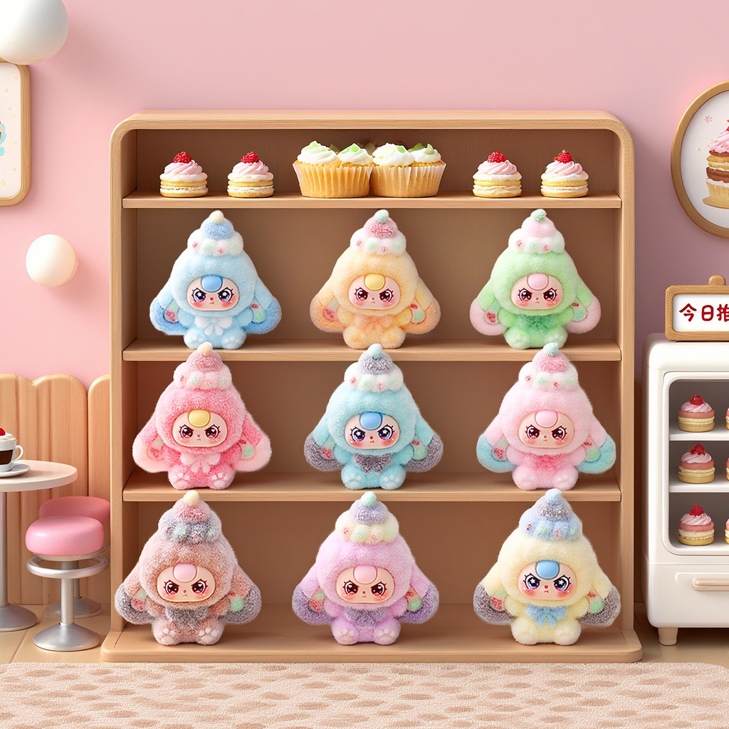 น่ารักน่ารักขนมตุ๊กตาสามปีน่ารักเมล็ดพืชตุ๊กตาอินเทรนด์เล่นปริศนากล่องอุปกรณ์เสริมสร้างสรรค์ของขวัญเล็กๆสํานักงานสก์ท็อปขนาดเล็กห