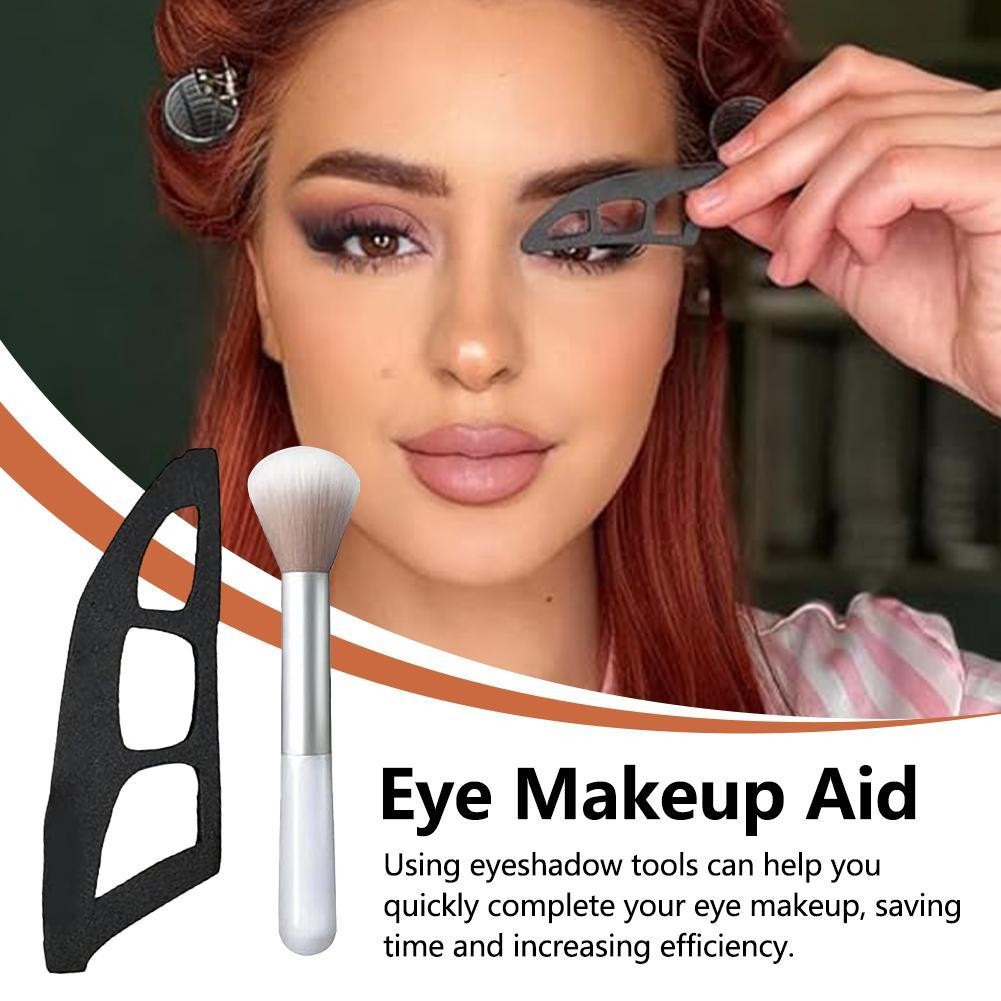 วัสดุอะคริลิแพ็คเดียวแยกอายแชโดว์แปรงผู้ช่วยตาความงามอายไลเนอร์แต่งหน้า ฉ6n8
