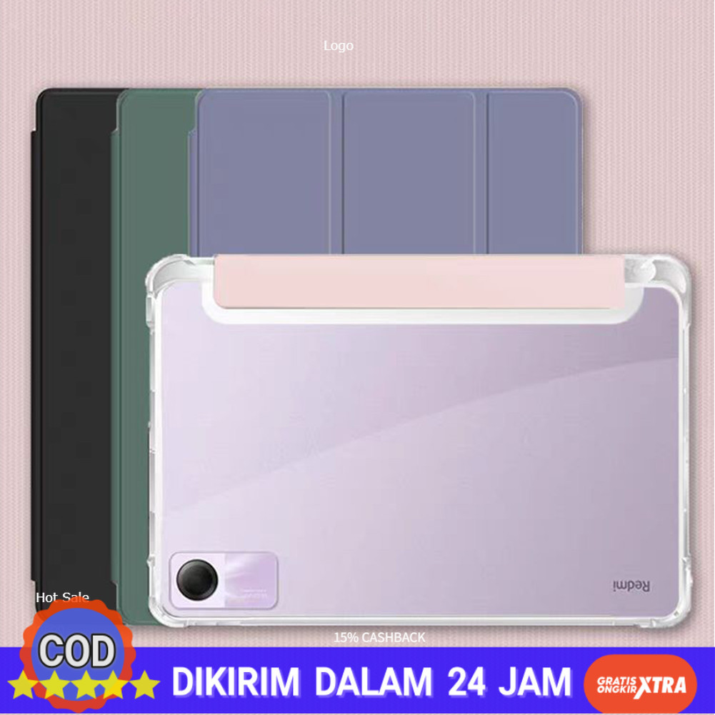 เคส Redmi Pad SE 11 นิ้วพร้อมช่องเสียบปากกาเคส Redmi Pad SE แท็บเล็ตป้องกันแม่เหล็ก Holde