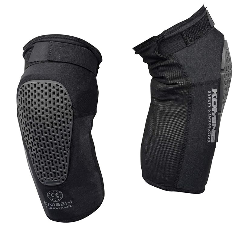 Komine (KOMINE) Motorcycle Protector Air Through CE Support Knee Guard Fit Black Free SK-827 12997 Protector CE Standard