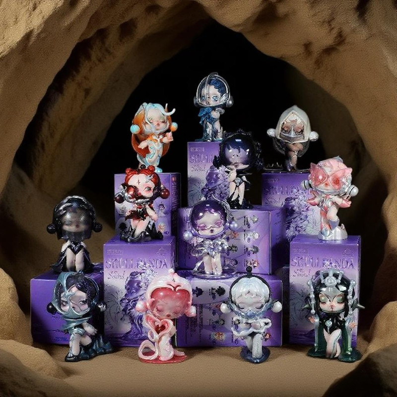 POPMART skullpanda Voice Series ฟิกเกอร์ของเล่น Mystery Box Gift