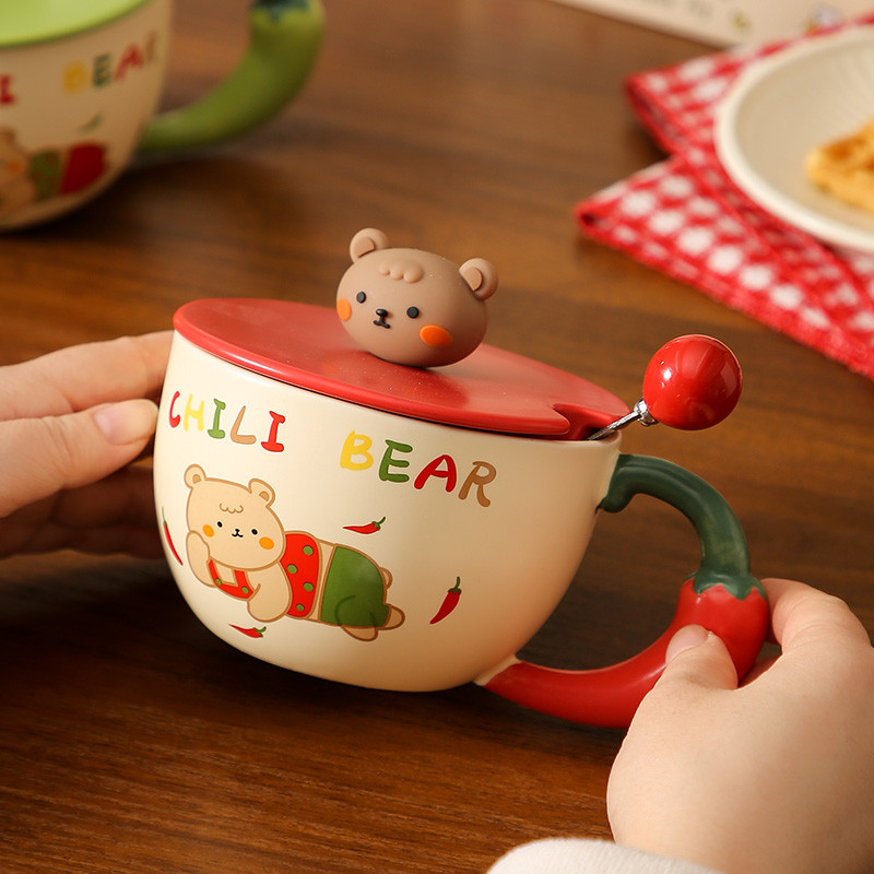 ความรู้สึกสด แก้วน่ารักของขวัญวันเกิดสําหรับผู้หญิงแก้วแมวแก้วน้ําถ้วยกาแฟน่ารักแก้วความงาม可爱杯子แก้วของขวัญแก้วเซรามิกที่มีฝาปิด