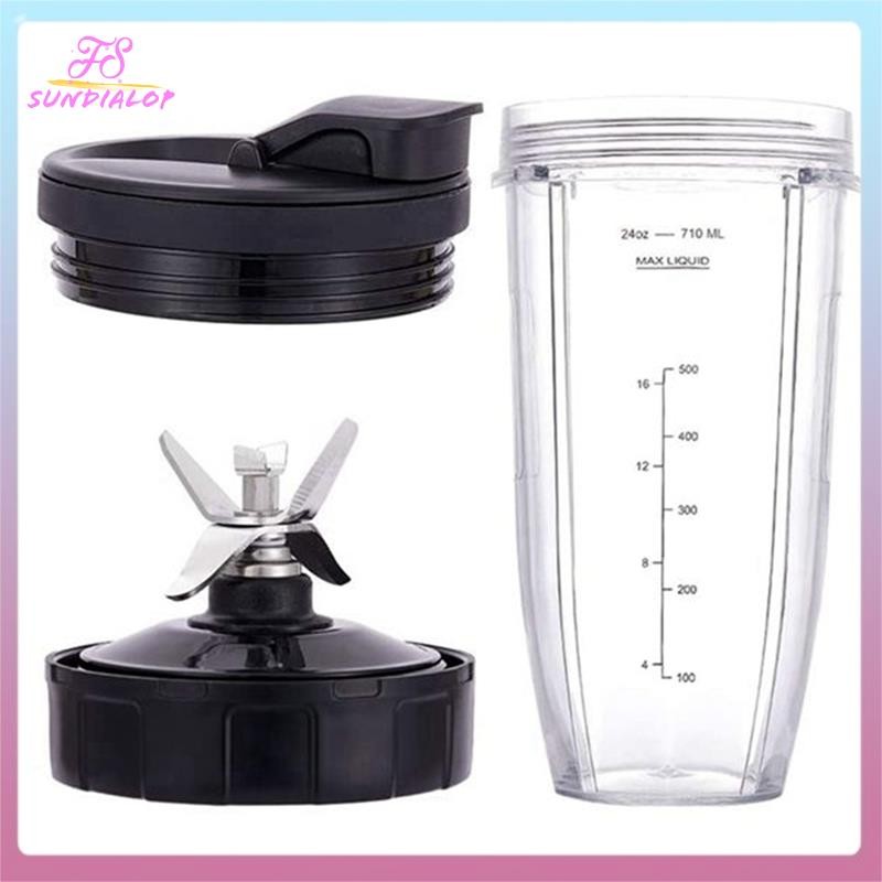 [sundialop.th] สําหรับชิ้นส่วนทดแทนเครื่องปั่น, 24Oz Cup 7 Fins Extractor Blade, สําหรับ Auto IQ BN8