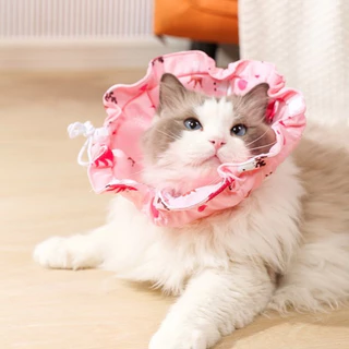AimayaPet ปลอกคอกันเลีย สบาย ปลอกคอสัตว์เลี้ยง ปรับได้ กันน้ำ ป้องกันการเลียแผลนุ่มนิ่มใส่สบาย