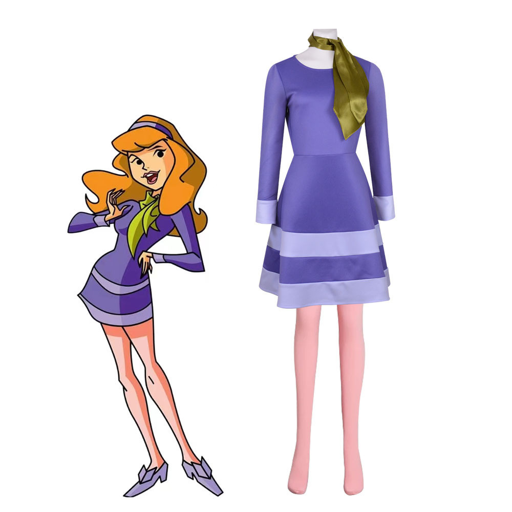 ชุดคอสเพลย์ Scooby-Doo และ Daphne สำหรับงานฮาโลวีน