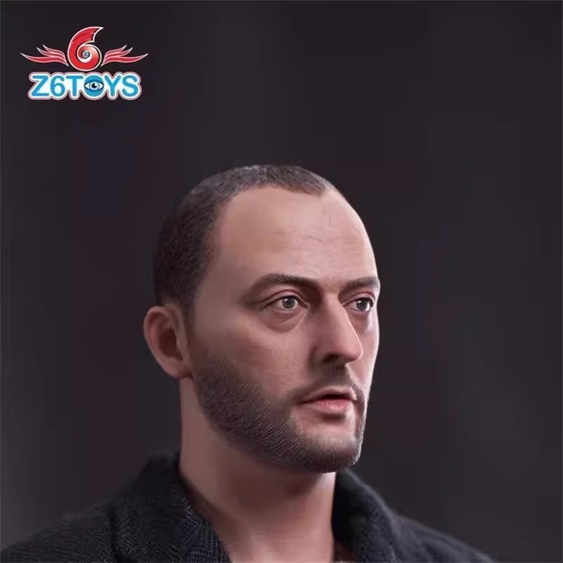 จัดส่งฟรี 1/6 ทหารชายหัวประติมากรรมนักฆ่านี้ไม่เย็นเกินไป Leon Leon หัวประติมากรรม Z6TOYS Z003