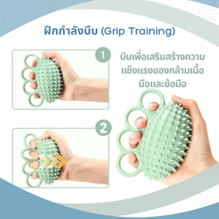 30/10/5LB บีบมือออกกำลังกาย ที่บีบมือคลายเครียด ซิลิกาเจลยางบริหารมือ 3 in 1 (Hand Strength Grip) บริหารมือ