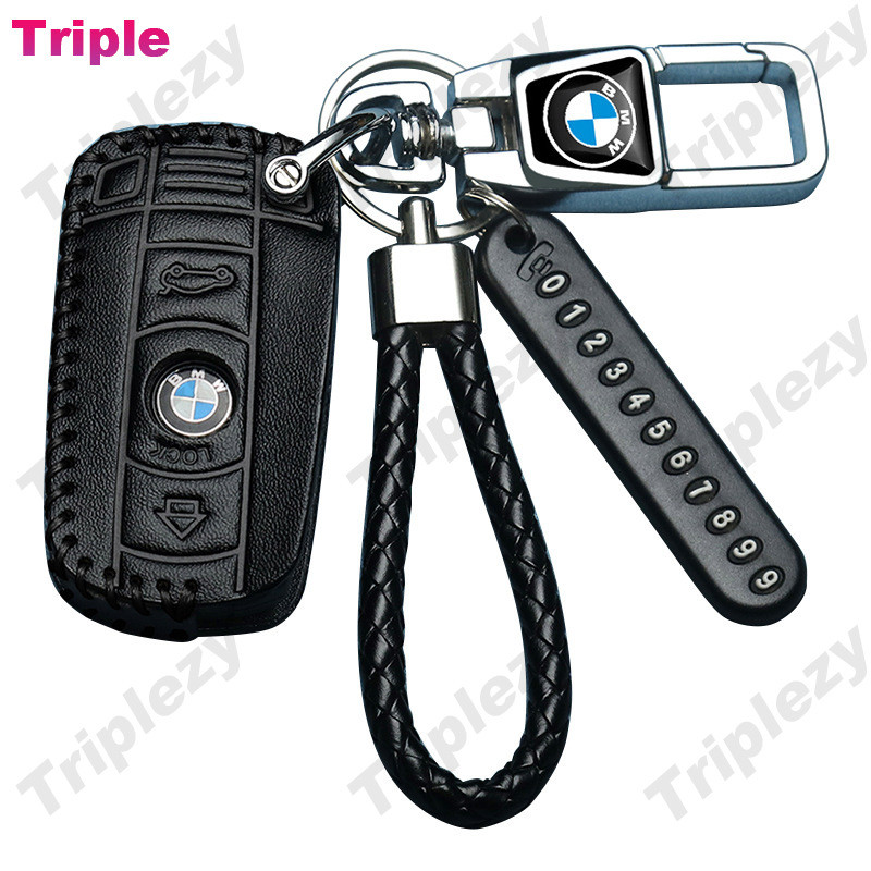 หนังปลั๊กเริ่มต้นกุญแจรถ Fob Shell ผู้ถือพวงกุญแจสําหรับ BMW 1 3 5 6 Series X1 X3 X5 X6 Z4 E81 E83 E84 E87 E82 E89 E90 E91 E92 E93 E60 E65 E61 E66 E64 E63 E66 E64 E66 E66 E64 E65 E66 E66 E66 E64 E71 E72 - รูปที่ 4