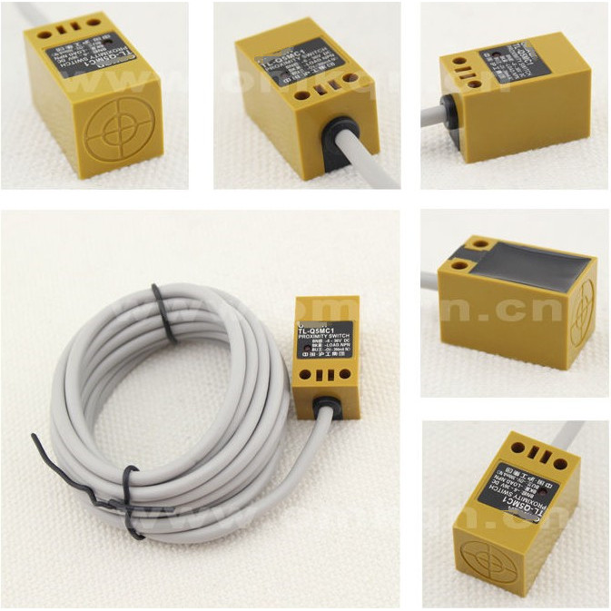 Zhenghugong มุมคอลัมน์สแควร์ชนิดอุปนัยสวิตช์ Proximity L1-D5B1-NO DC สามสาย 12V24V ปกติเปิด NPN